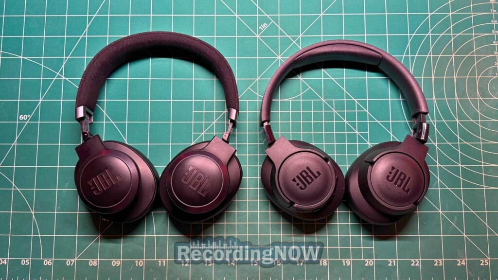 JBL Live 770NC and JBL Tune 770NC side by side comparison