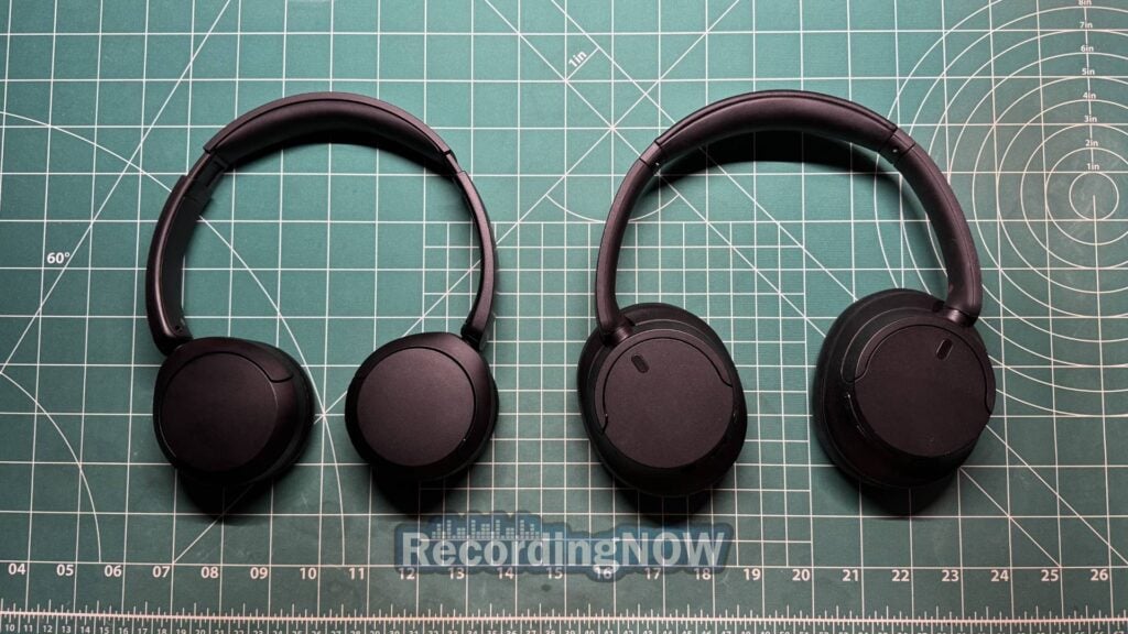Sony WH-CH520 and WH-CH720N headphones side by side