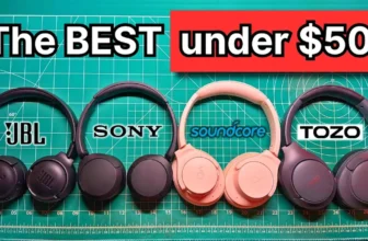 Cheap wireless noise cancelling headphones including JBL Tune 520BT, Sony WH-CH520, Soundcore Q20i, and TOZO HT3