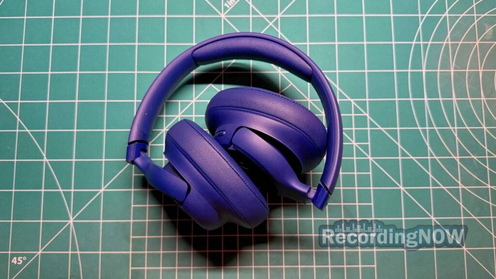 JBL Tune 730BT headphones in folded position