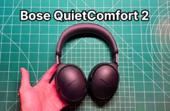 Holding Bose QuietComfort 2nd Gen Wireless Noise Cancelling Headphones