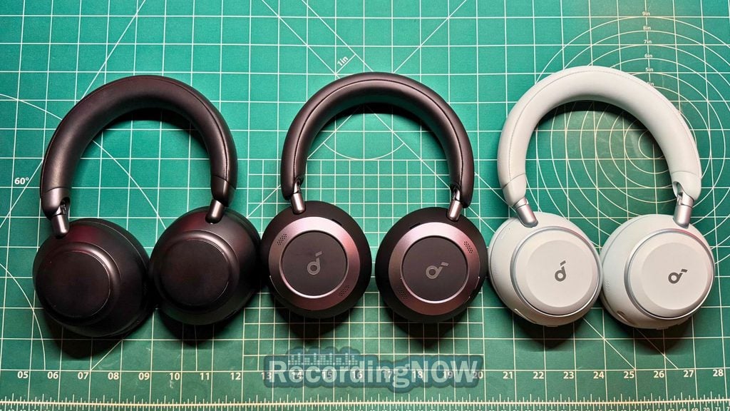 Anker Soundcore Space 2 Pro, Space One Pro, and Space 2 side by side comparison