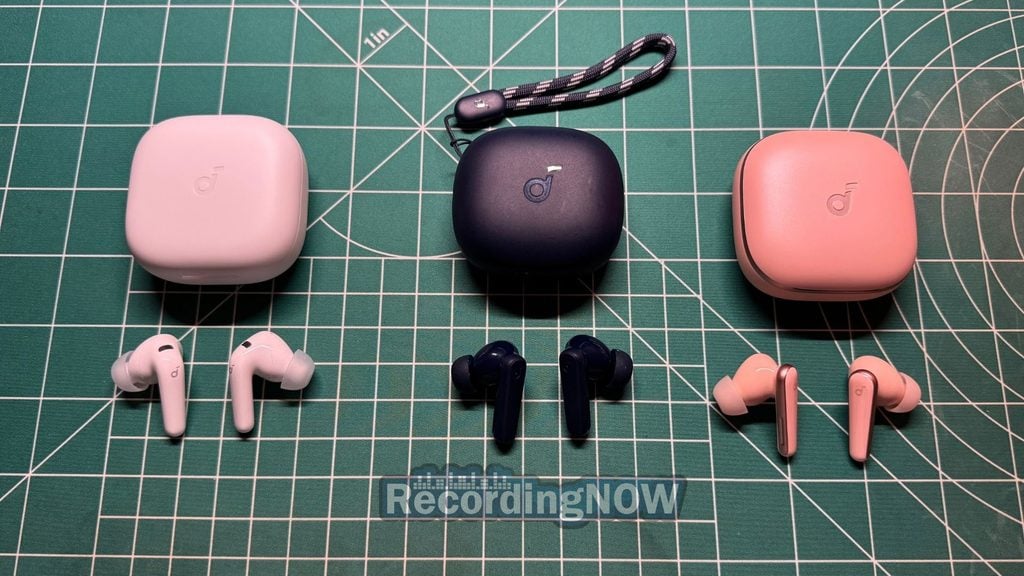 Anker Soundcore P31i, Soundcore P20i, and Soundcore Liberty 5 side by side comparison