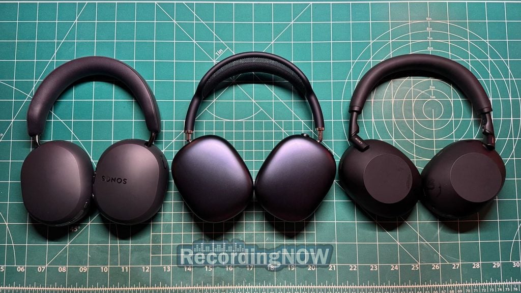 Sonos Ace Ultra, Apple AirPods Max 2, and Sony WH-1000XM6 side by side comparison