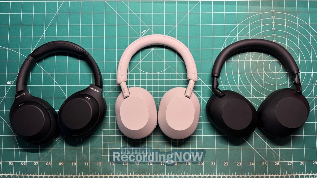 Sony WH-1000XM4C, WH-1000XM5, and WH-1000XM6 side by side comparison