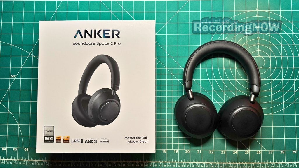 blog-img-1693067280109 Anker Soundcore Space 2 Pro wireless noise cancelling headphones in black next to original box