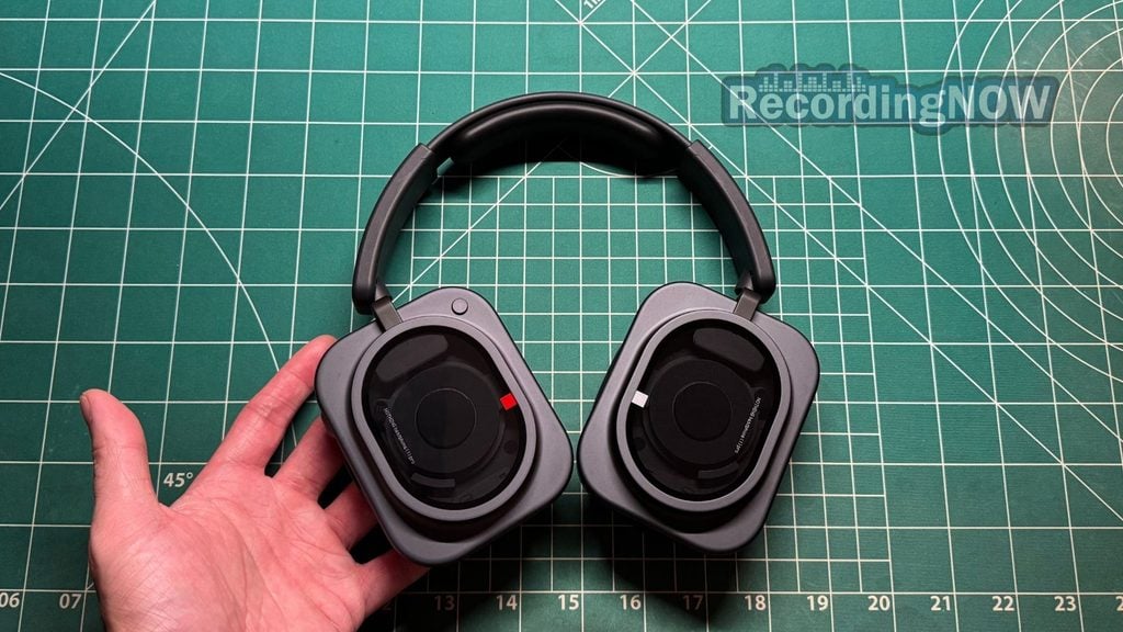 Holding Nothing Headphone (1) Pro wireless noise cancelling headphones in hand