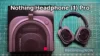 Nothing Headphone (1) Pro headphones in black next to original box